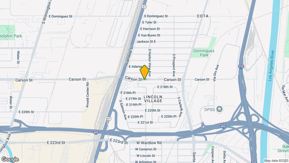 2582 E Carson St Map and Location Details