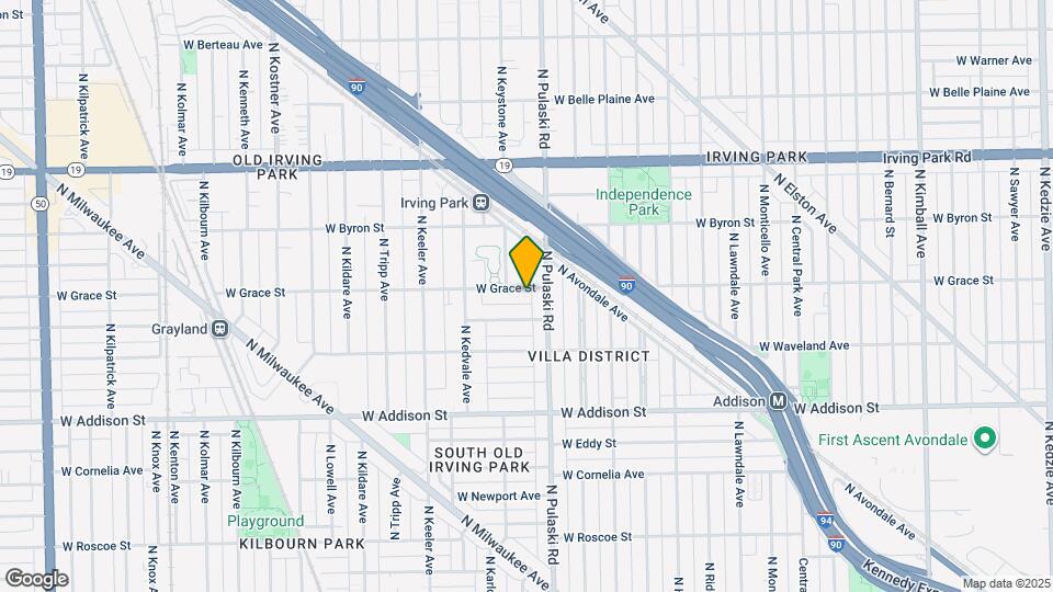 4019 W Grace St Map and Location Details