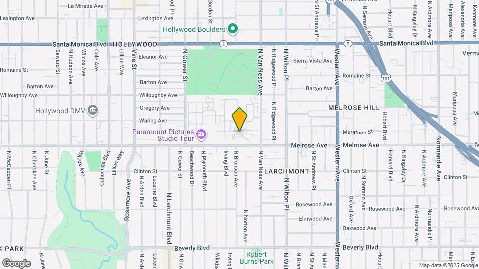 5127 1/2 Marathon St, Unit 5127 1/2 Mapa y Detalles de la Ubicación