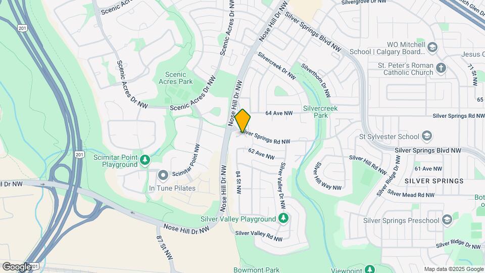 8533 Silver Springs Rd NW Map and Location Details