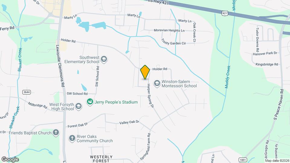 1636 Harper Spring Dr Map and Location Details