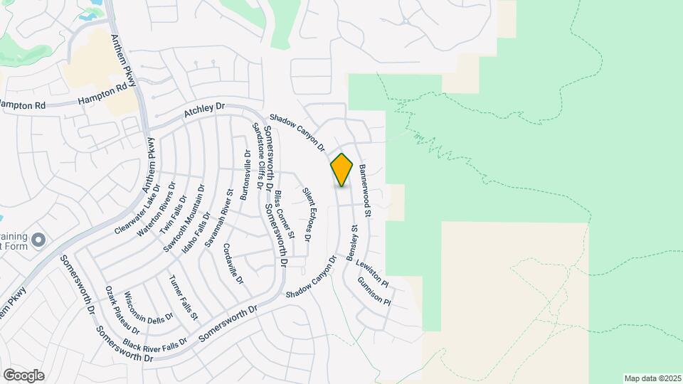 2176 Shadow Canyon Dr Map and Location Details