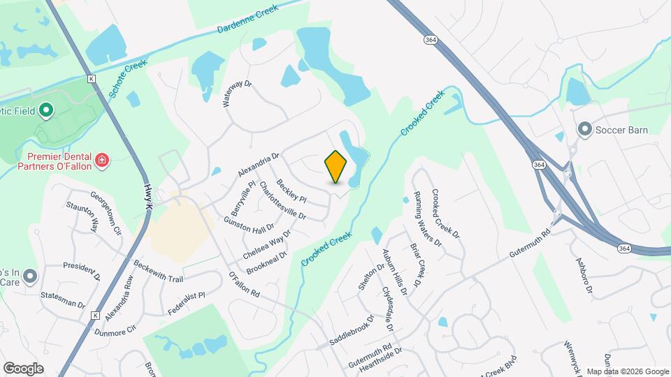 284 Bluemont Ct Map and Location Details