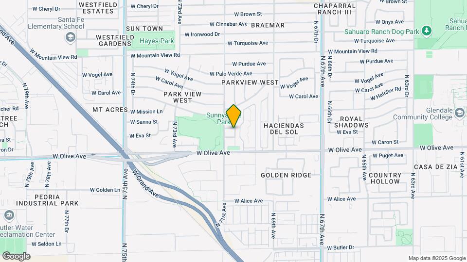 7055 W Sanna St Map and Location Details