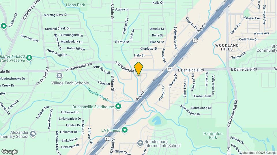 1539 Sunrise Ln Map and Location Details