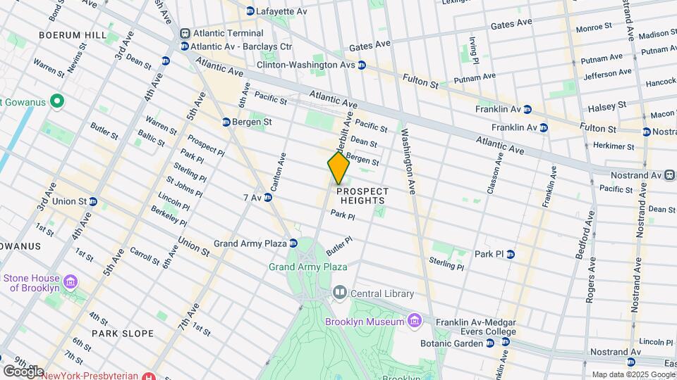 239 Prospect Pl Mapa y Detalles de la Ubicación