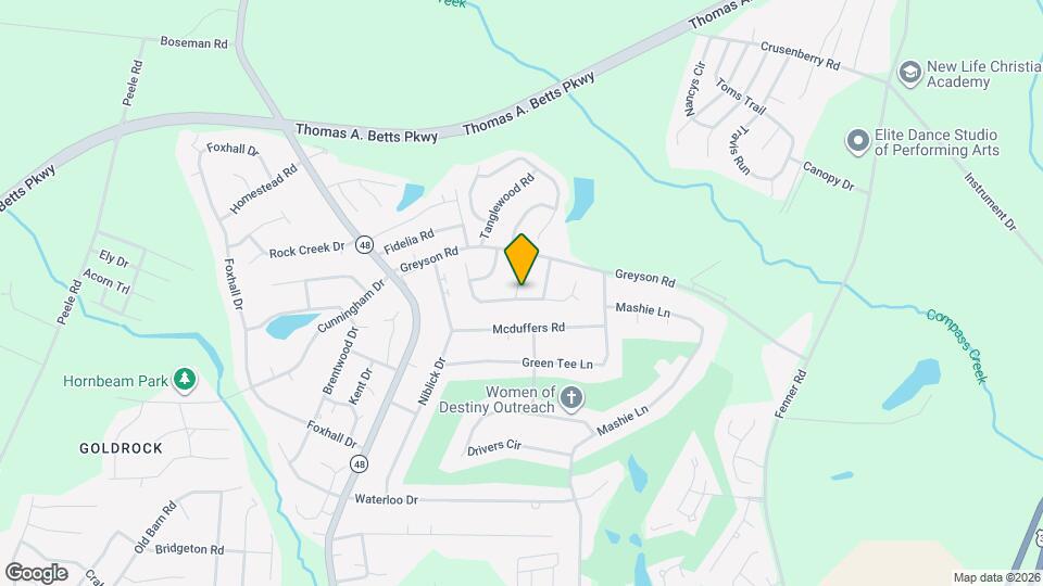 101 Opossum Trot Ct Map and Location Details