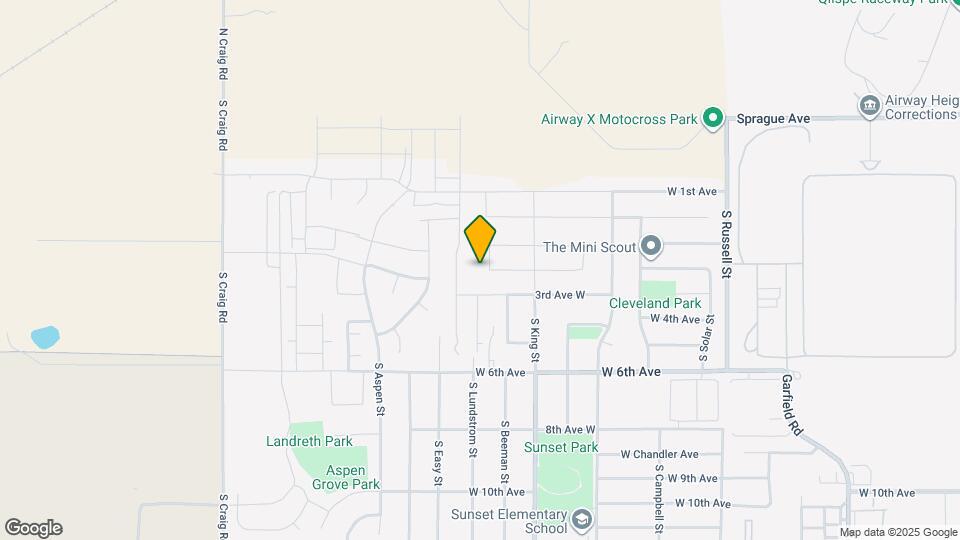 232 S Beeman St Map and Location Details