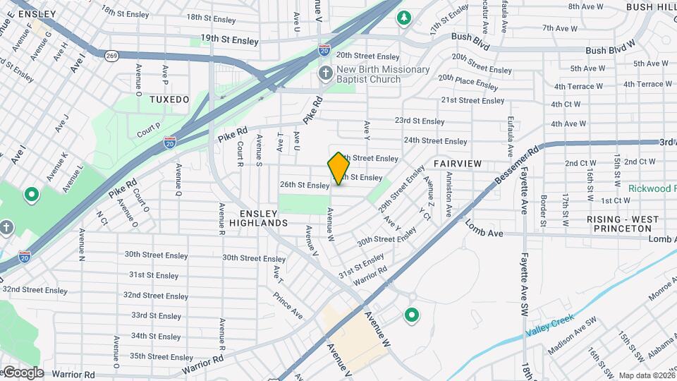 2308 27th Street Ensley, Unit 05-309D Mapa y Detalles de la Ubicación