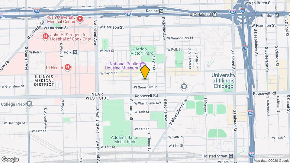 1309 W Fillmore St, Unit 1 Map and Location Details