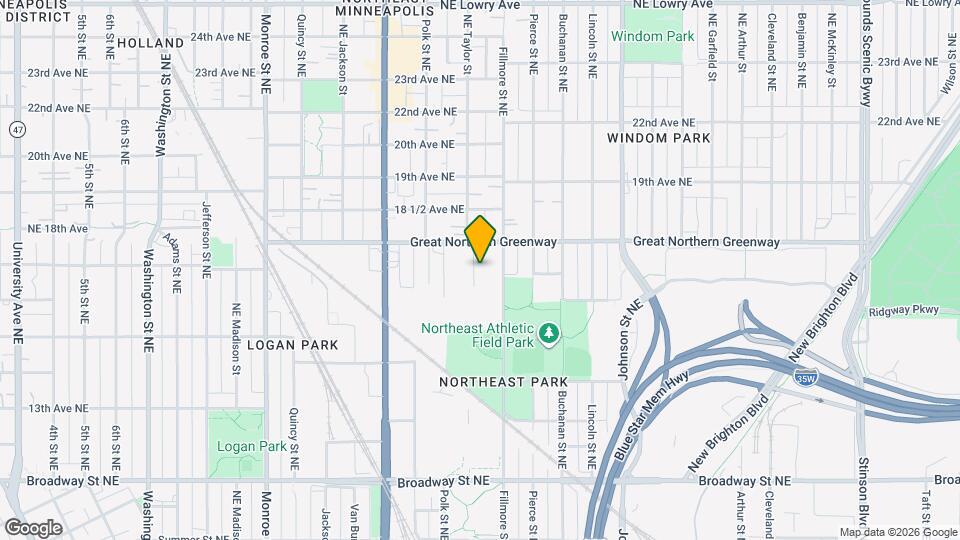 1701 Taylor St NE, Unit 3 Mapa y Detalles de la Ubicación