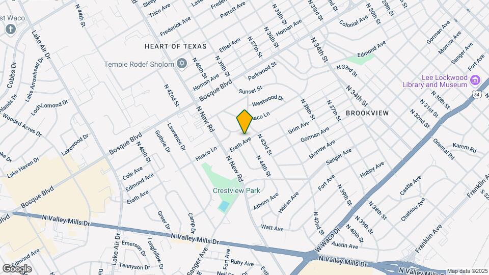 4405 Erath Ave Map and Location Details