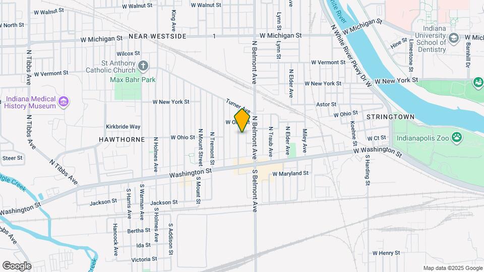 117 N Sheffield Ave Map and Location Details