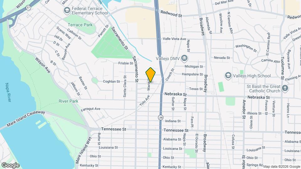 1930 Marin St Mapa y Detalles de la Ubicación