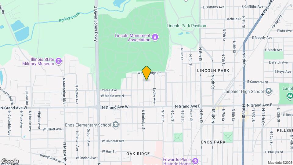 1322 N Rutledge St, Unit 1322 Map and Location Details