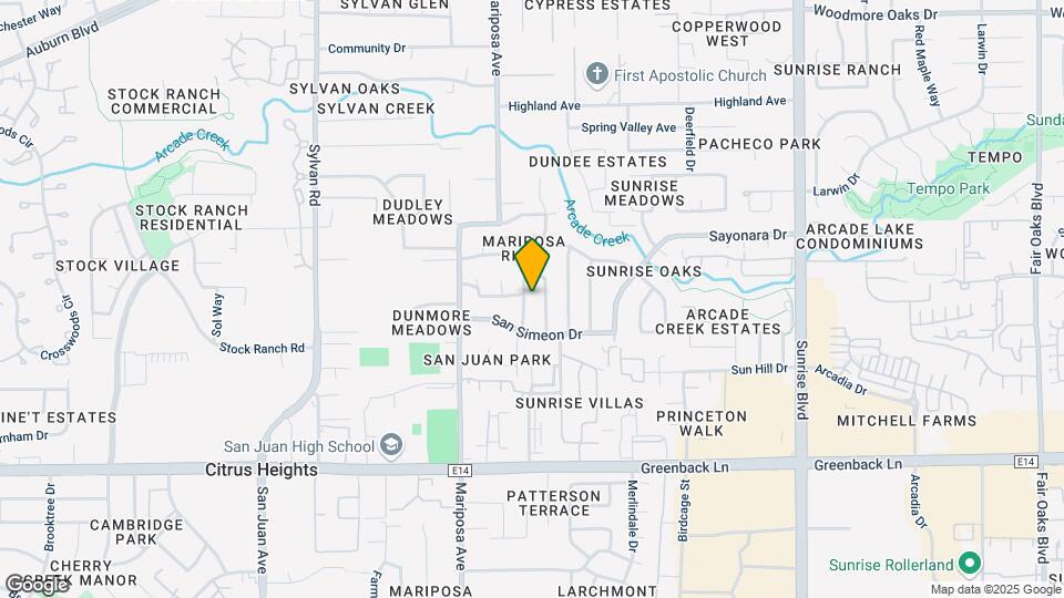 6438 Santa Catarina Way Map and Location Details