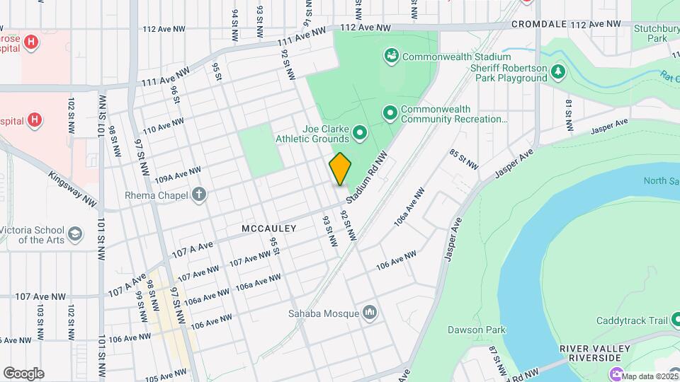 10751-10792 92 St NW Map and Location Details