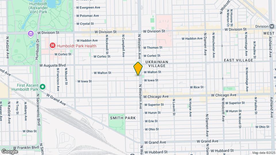 908 N Western Ave, Unit 3R Map and Location Details