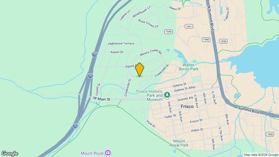 130A Creekside Dr Map and Location Details