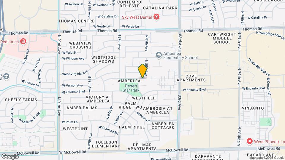 8517 W Lewis Ave Map and Location Details