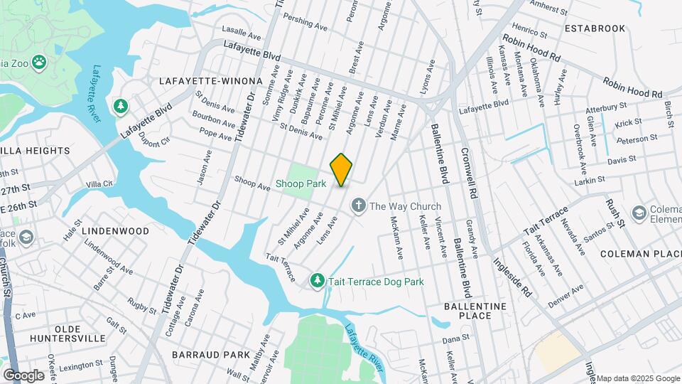 2823 Lens Ave Map and Location Details