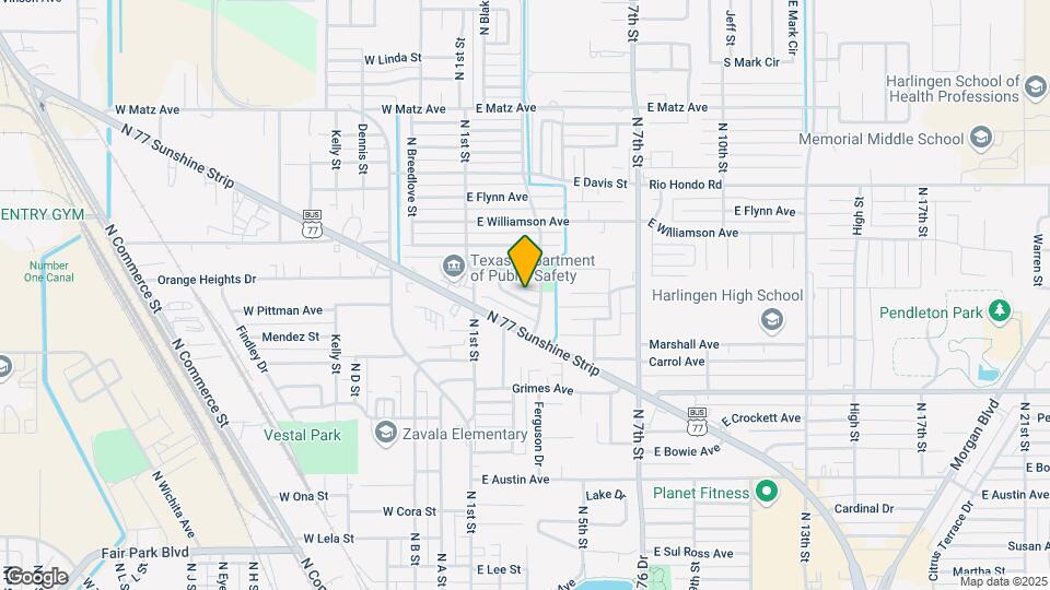 215 Adkins Dr Mapa y Detalles de la Ubicación