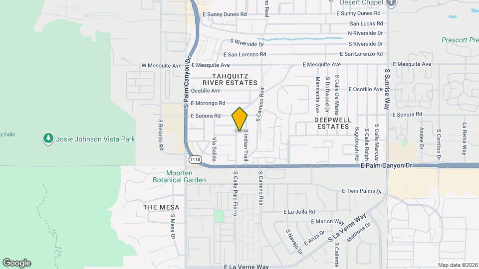 1560 S Calle Palo Fierro Map and Location Details