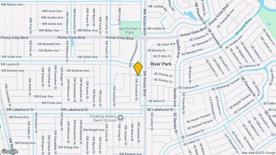 739 SW Goodrich St Map and Location Details