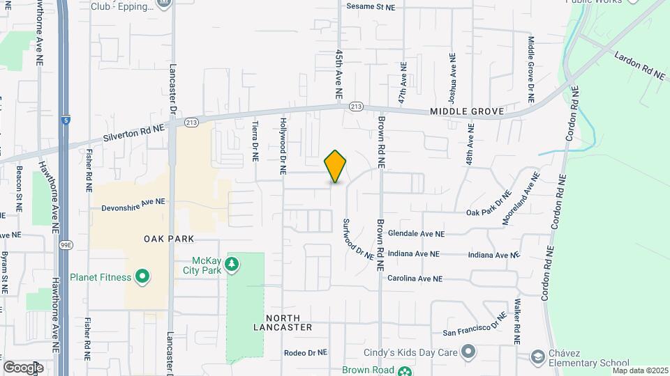 3128 Woodleaf St NE Map and Location Details