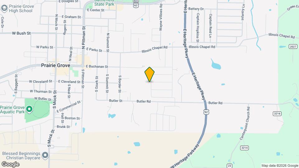 222 Nebo St Map and Location Details