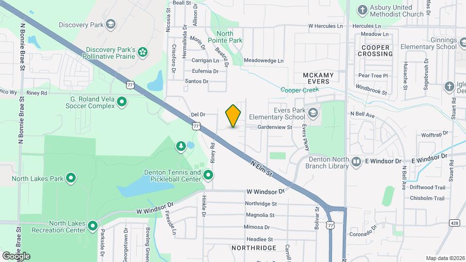 612 Meadow View Ct Map and Location Details