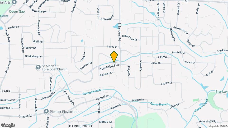 2529 Hawksbury Ln Map and Location Details