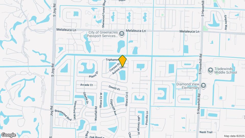 5796 Aurora Ct Map and Location Details