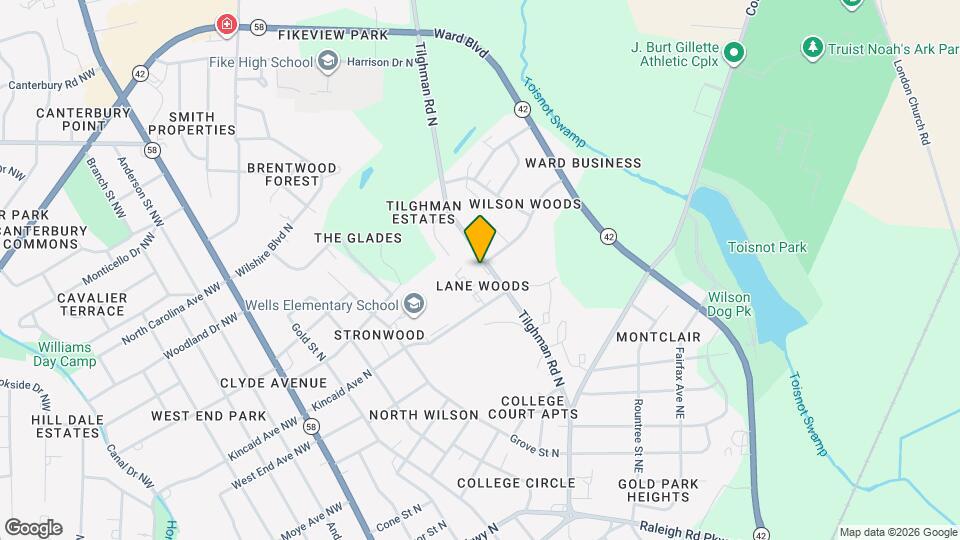 1507 Tilghman Rd N Map and Location Details