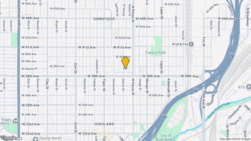 3834 Quivas St Map and Location Details