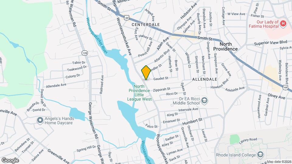 453 Woonasquatucket Ave Mapa y Detalles de la Ubicación