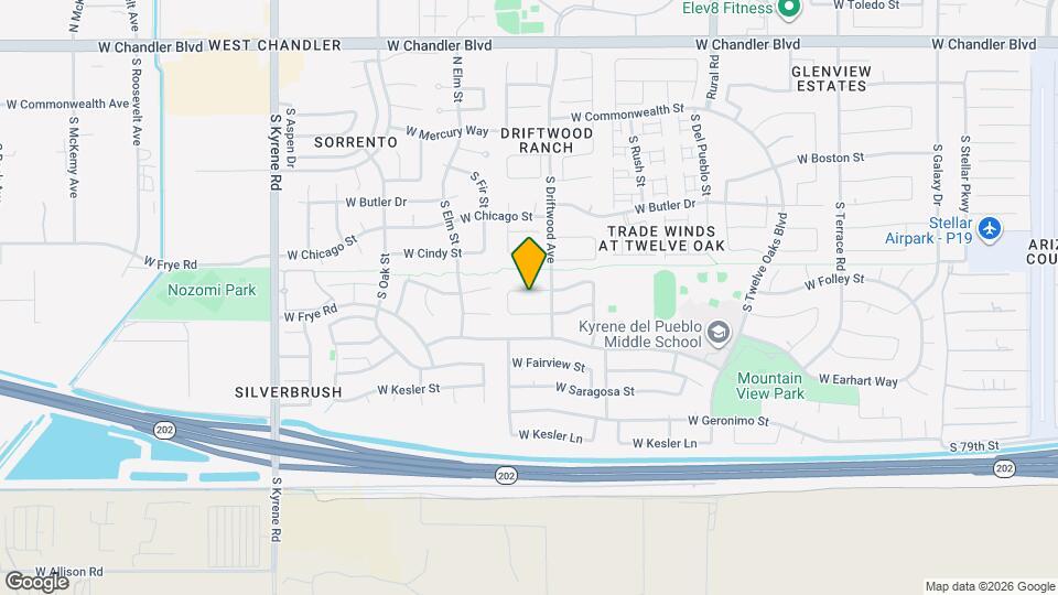 5431 W Folley St Map and Location Details