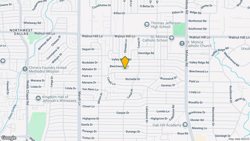 3941 Park Ln Map and Location Details
