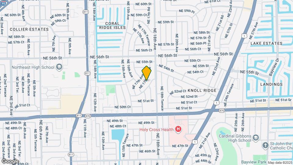 5260 NE 17th Terrace Map and Location Details