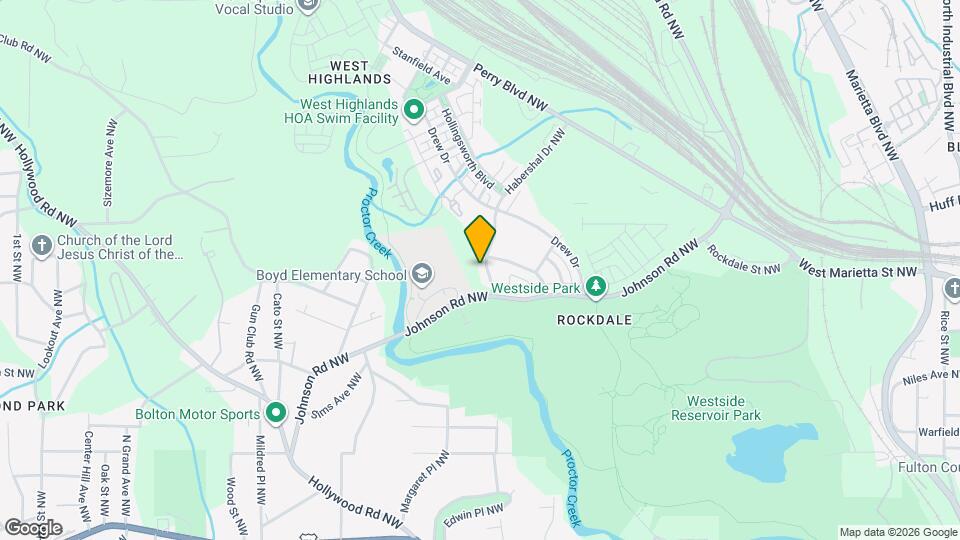 1536 Habershal Dr NW Map and Location Details