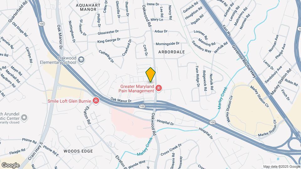 323 White Oak Way Map and Location Details