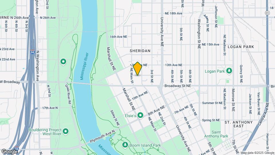 154 12th Ave NE, Unit 2 Map and Location Details