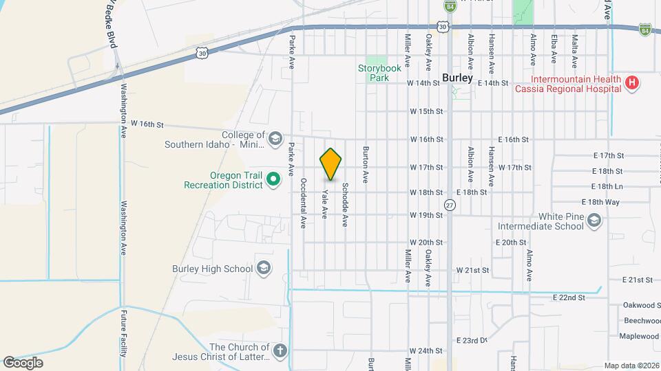 1741 Yale Ave Map and Location Details