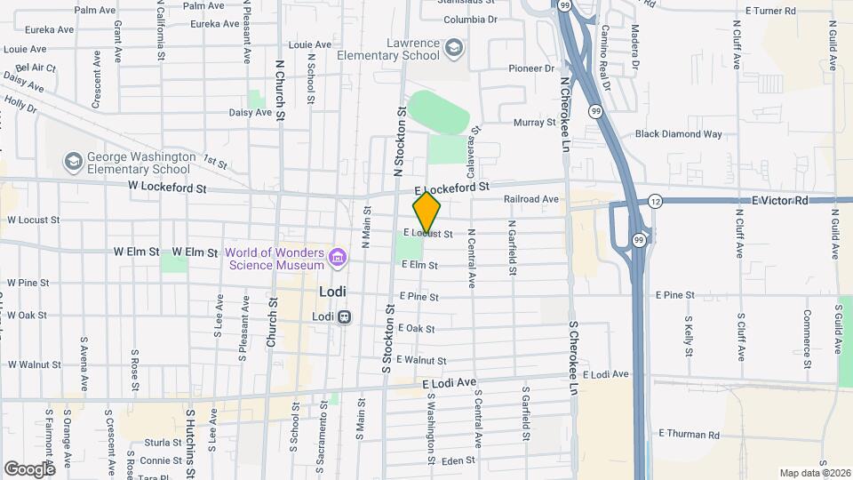 302 E Locust St Map and Location Details