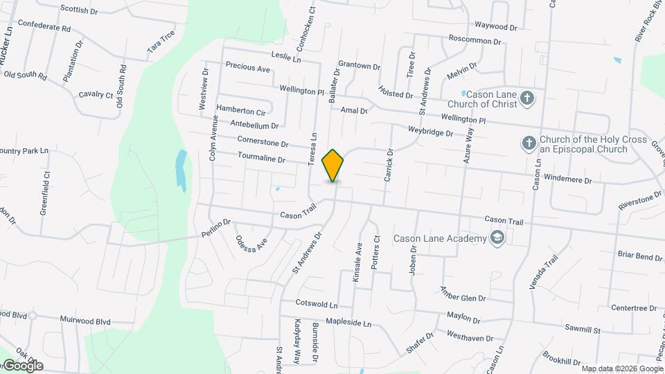 1726 St Andrews Dr Map and Location Details