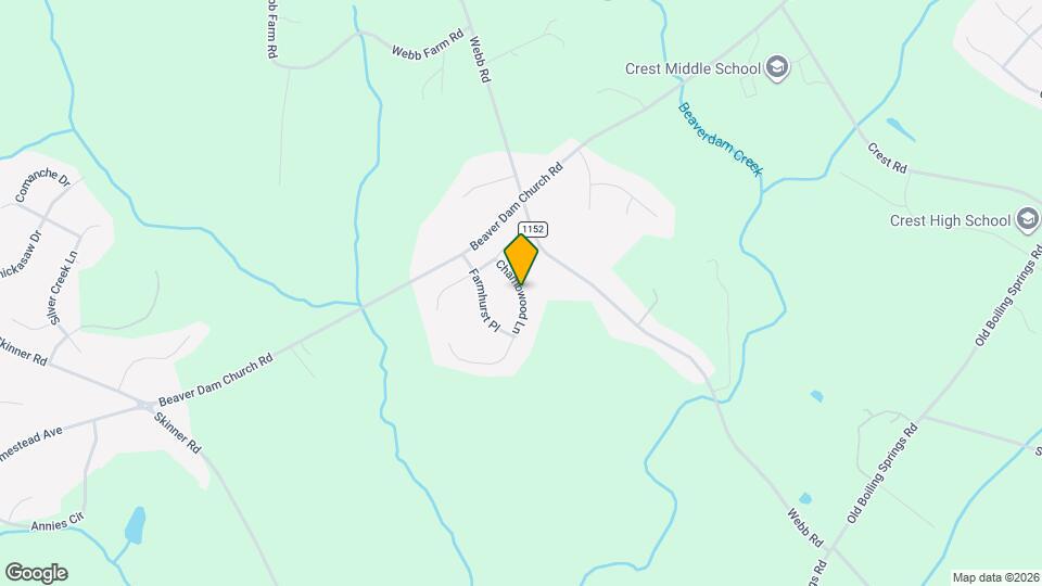 109 Chambwood Ln Mapa y Detalles de la Ubicación