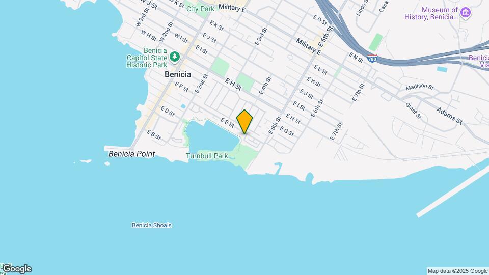 416 E E St Map and Location Details