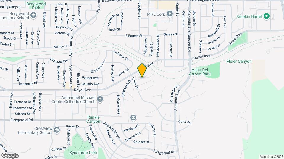 2952 Palmera Ln Map and Location Details