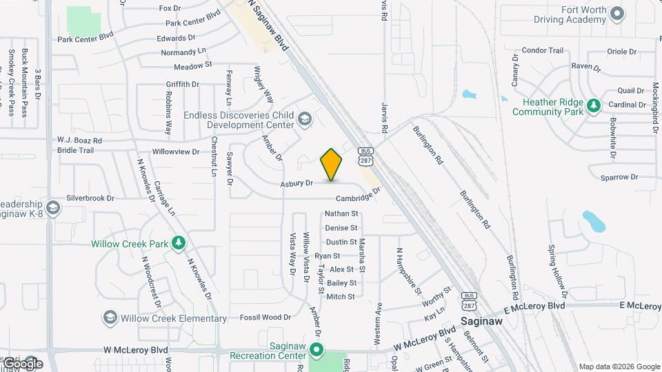 325 Asbury Dr Map and Location Details