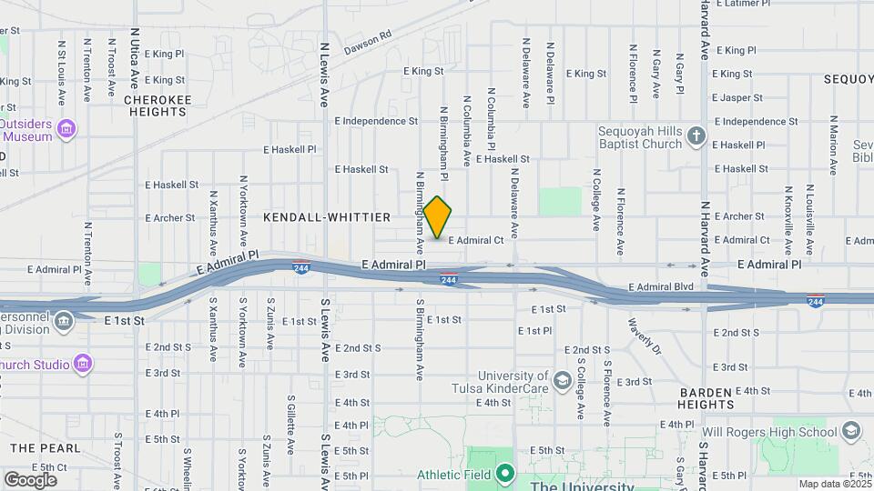 2618 E Admiral Ct Map and Location Details